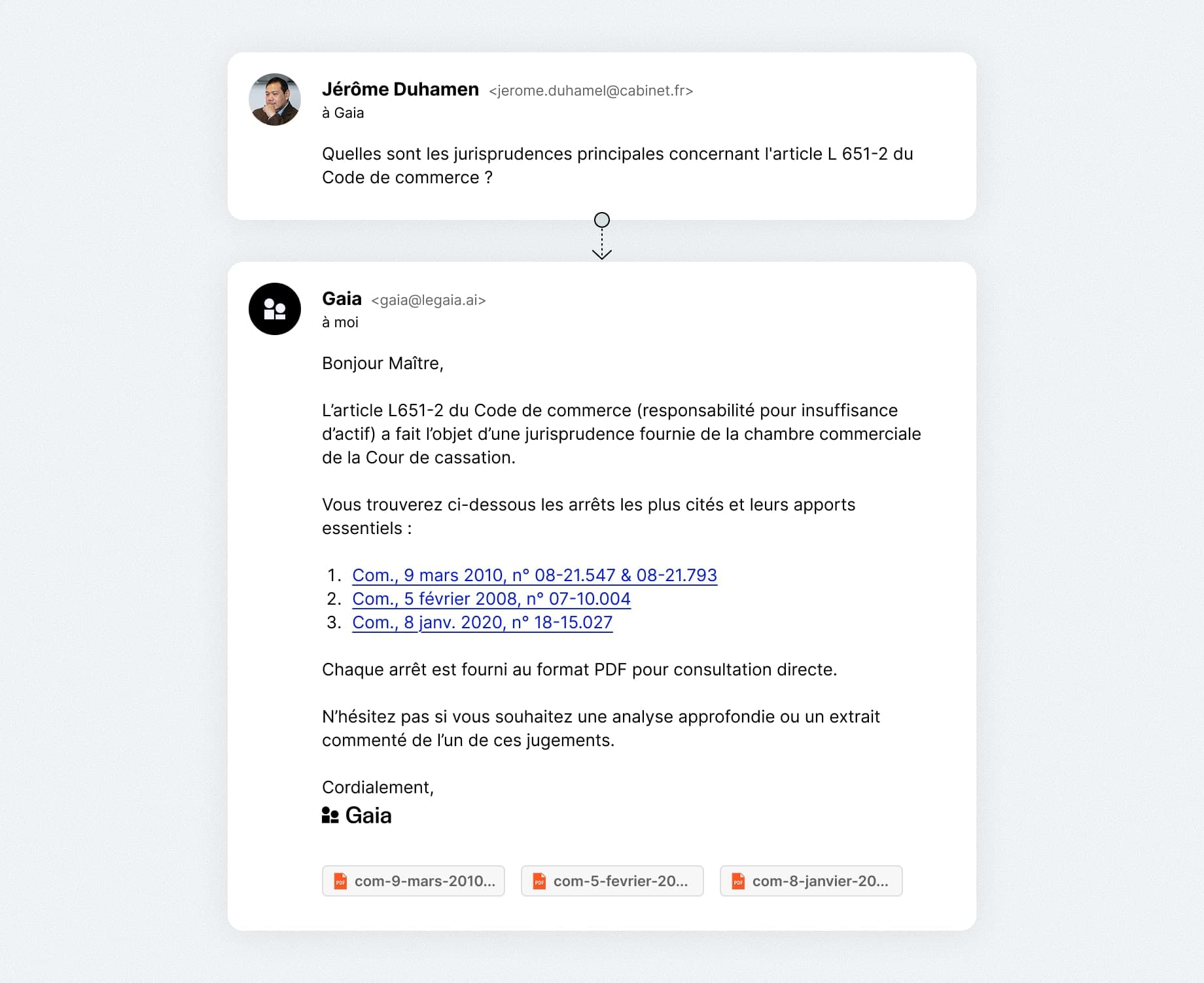 Rechercher des jurisprudences précises
